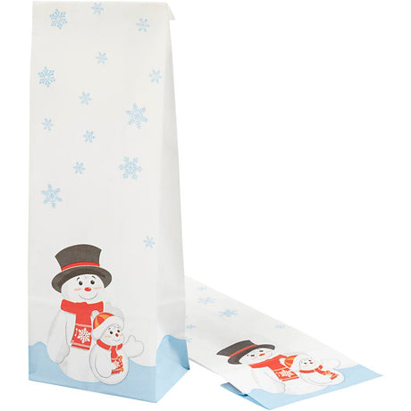 Creativ Firmentasche mit Motiv, Weihnachtsmotive, H: 28 cm, Größe 6x10 cm, 60 g, 100 Stück 1 Karton