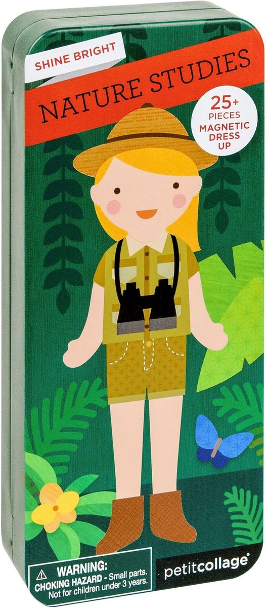Petit collage - magnetic dress up natuur