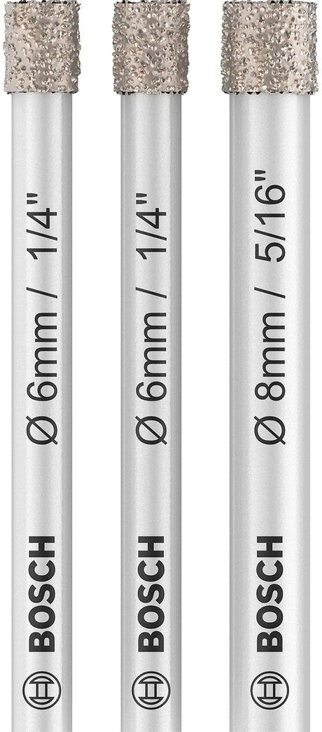 Bosch Pro Keramik-Trockenbohrer-Set 6; 6; 8x66; 66; 66 mm – 2607011626
