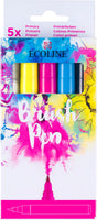 Bruynzeel Ecoline Pinselstift-Set Primär, 5 Farben