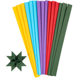 Creativ Company Flechtstreifen, L: 45 cm, T 6,5 cm, B: 15 mm, verschiedene Farben, 500 Stück 1 Box