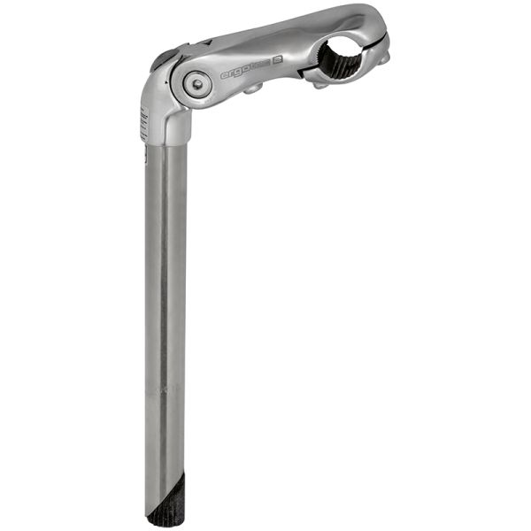 Wilhelm Humpert GmbH Co Vorbau Ergotec Kobra verstellbar Edelstahl 25,4 300x90 25,4 mm - Silber