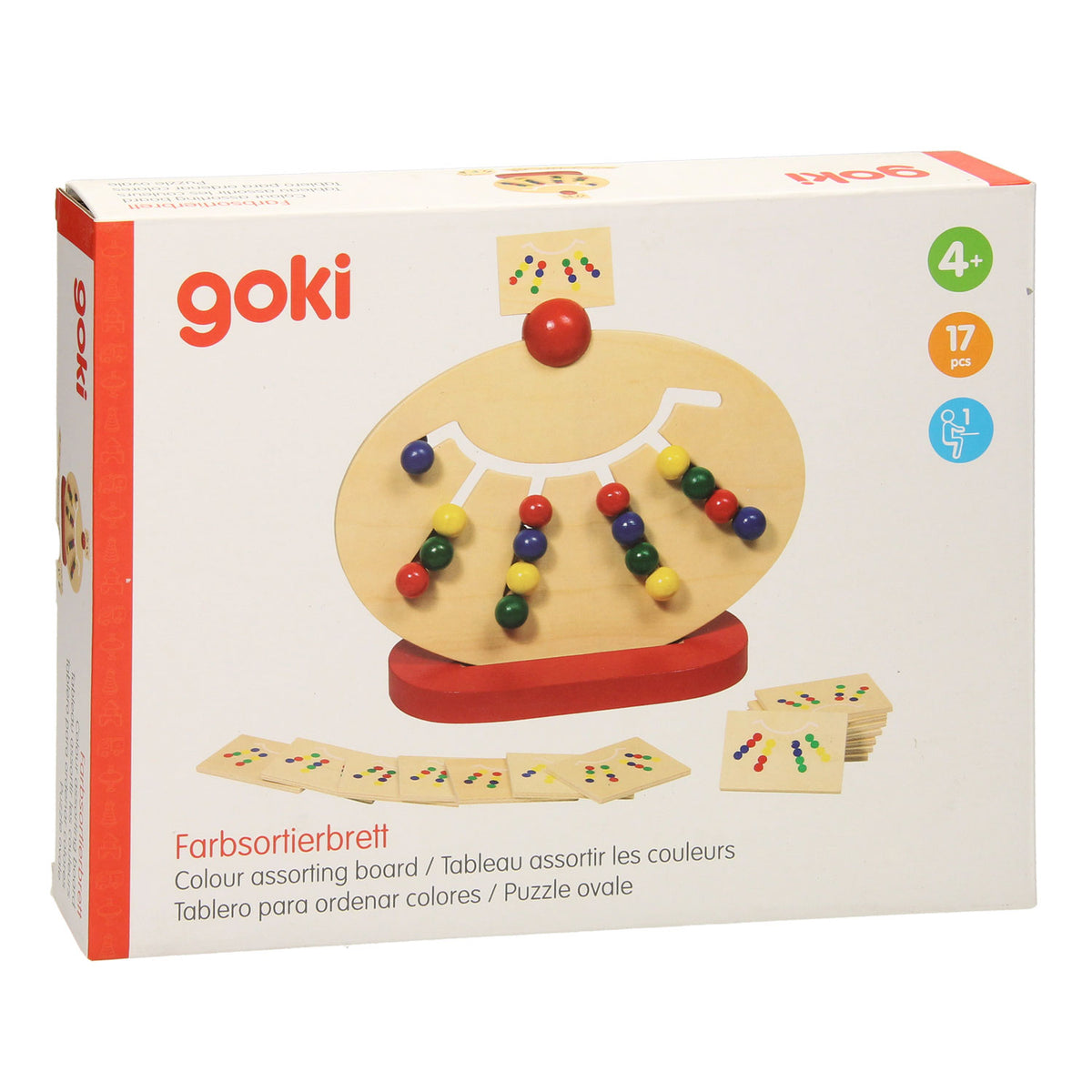 Goki Farb-Ranking-Spiel 23x28cm, mit 16 Beispielbildern, 4+ 4
