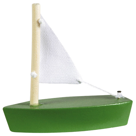 Goki Holzsegelboote Mini. 7x6,5 cm. 4 Farben