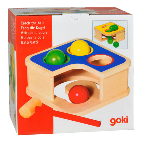 Goki Hammerbank aus Holz mit Kugel