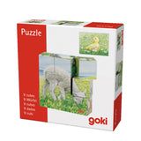 Goki Holzbaustein-Puzzle-Bauernhof