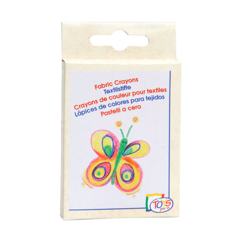 Goki Textilkreide (Wachs). 9 cm. 8 Farben. 3+