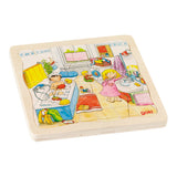 Goki Holzschicht Puzzle meinen Tag