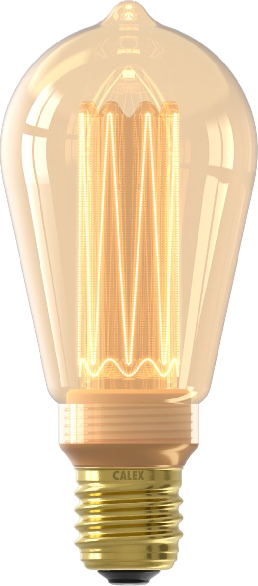 LED-Lampe der Calex Crown-Serie – E27 – rustikale Lichtquelle – 3,5 W – dimmbar