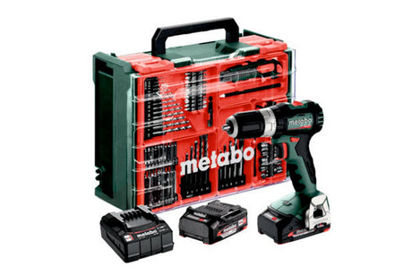 Metabo slagschroevendraaier sb 18 l bl ingesteld 2x2,0ah +74 acc geval