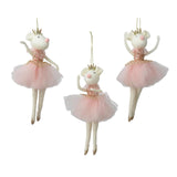 Decoris Weihnachtsanhänger Maus Polyester 9x4x19,5cm