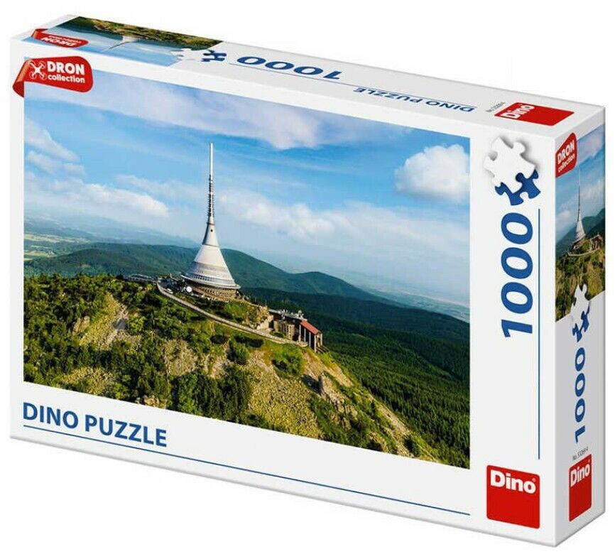 Dinotoys Dino-Puzzle – Ještěd der höchste Berg in der Tschechischen Republik – 1000 Teile
