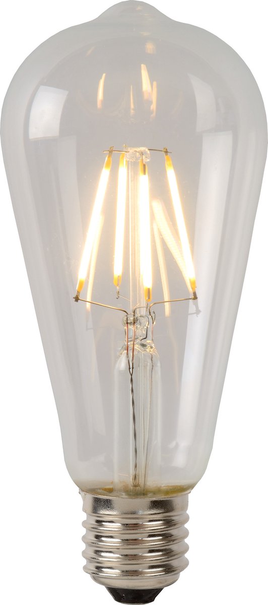 Lucide st64 Klasse B - Glühlampe - ø 6,4 cm - LED dimmbar - E27 - 1x7W 2700K - transparent