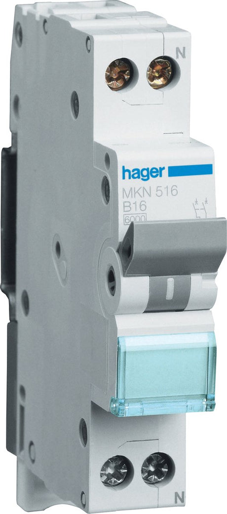 Hager mkn stroomonderbreker - mkn516 - e337x