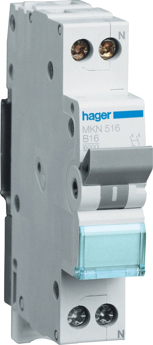 Hager mkn stroomonderbreker - mkn516 - e337x