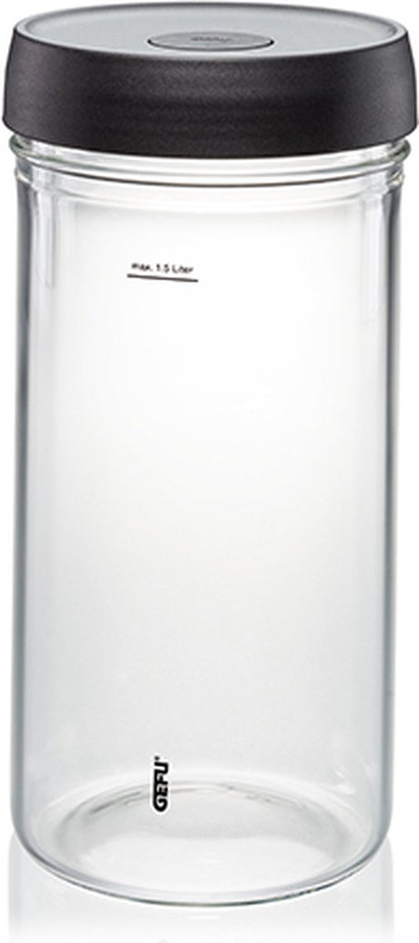 Gefu Nativo Gärglas – 1 Liter – Gärtopf mit Ventildeckel