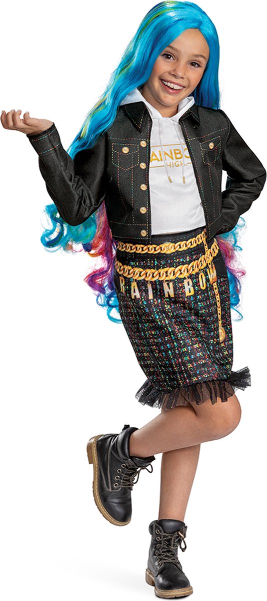 Disguise Rainbow High (MGA), klassisches Amaya-Kostüm, Größe XS (3–4 Jahre), Mädchen