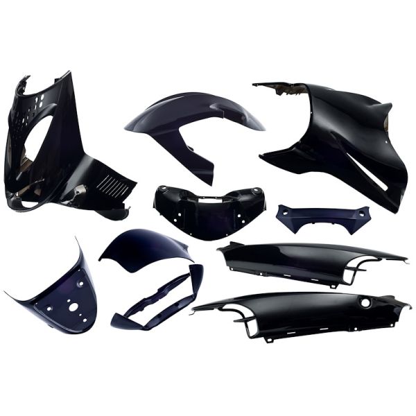 Edge Placeet 11 -Stück für Aprilia SR von Jahr 1997 bis 2004 - Black Metallic