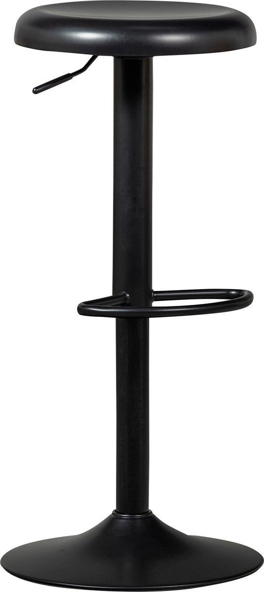 Woood Isaac Barhocker – Metall – Schwarz – 81 x 39 x 39