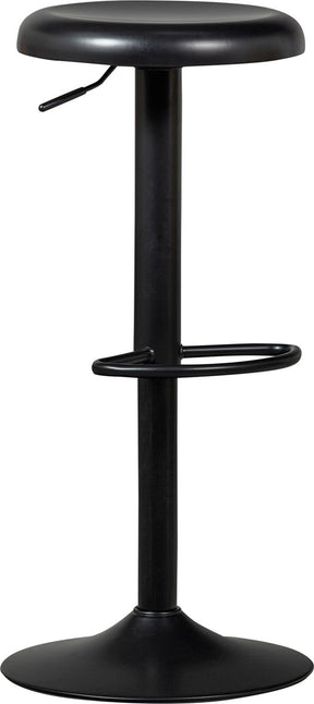Woood Isaac Barhocker – Metall – Schwarz – 81 x 39 x 39