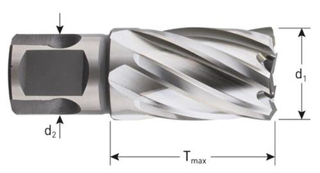 Rotec Kernbohrer HSS-XE Silver-Line 22,0 mm SL30
