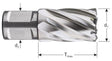 Rotec Kernbohrer HSS Silver-Line 19,0 mm SL30 Weldon