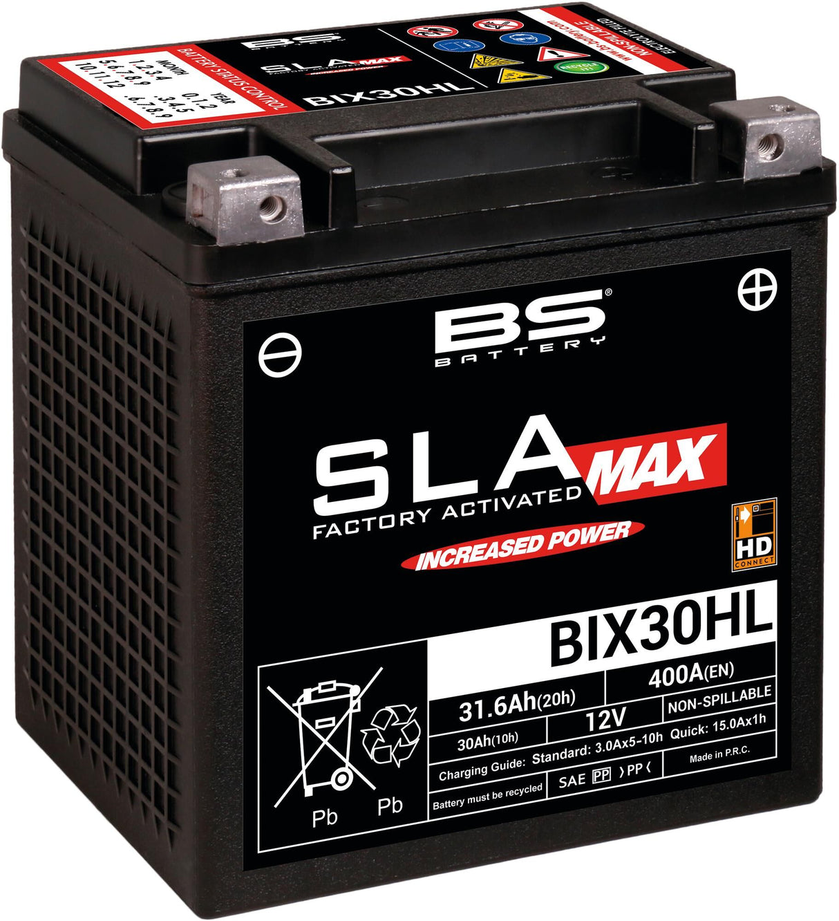 BS Batterie Batterie bix30hl . Batterie bix30hl bs sla-max hd