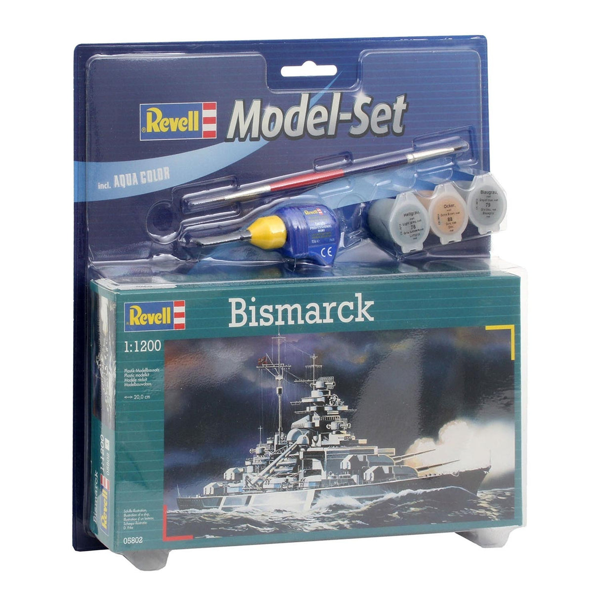 Revell Modellbausatz - Bismarck - inkl. Grundfarben