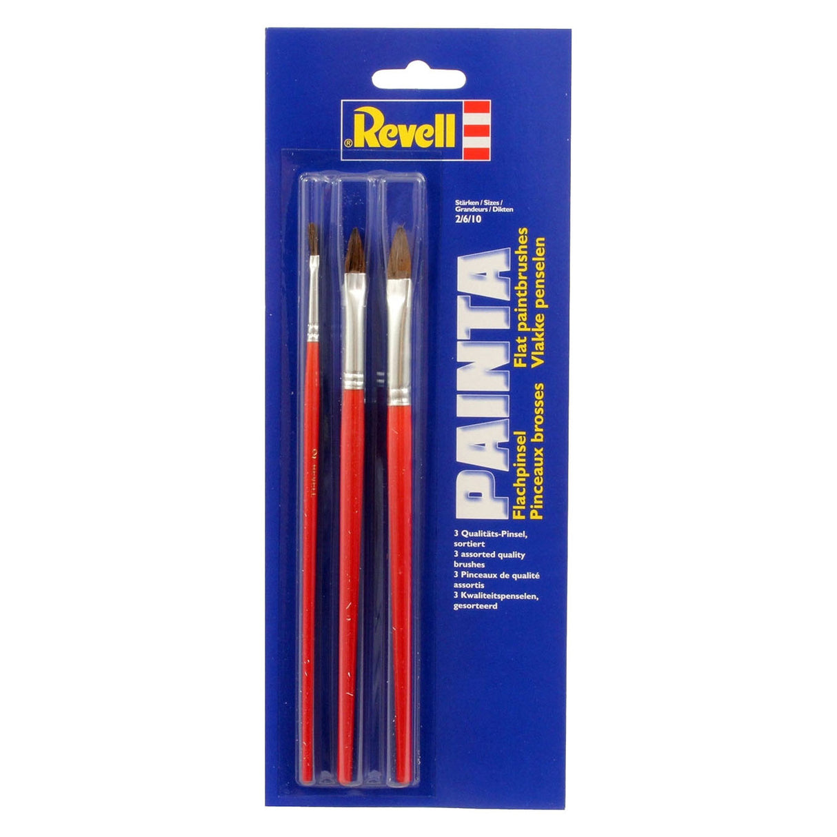 Revell Hobbypinsel – 29610 Painta Flatbrush Set Pinsel
