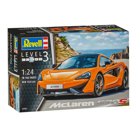 Revell Modellbausatz Militärfahrzeuge – 07051 McLaren 570s Kunststoff – 1:24 – Modellbau