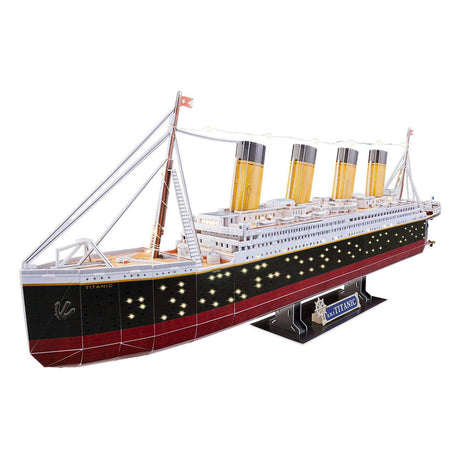 Revell 3D-Puzzle-Bausatz - RMS Titanic LED Edition 266tlg.