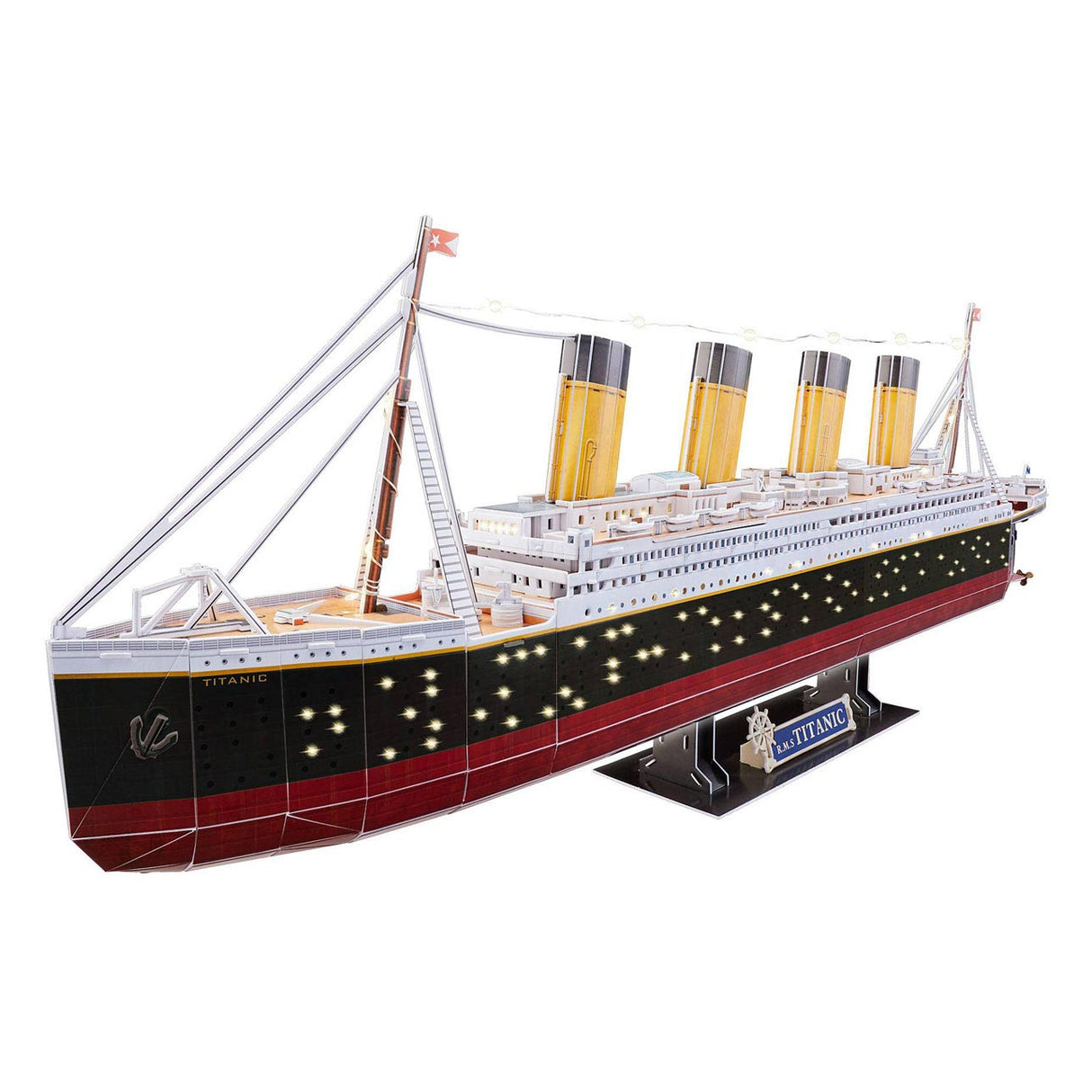 Revell 3D-Puzzle-Bausatz - RMS Titanic LED Edition 266tlg.