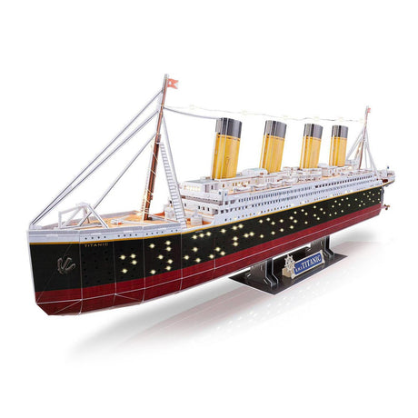 Revell 3D-Puzzle-Bausatz - RMS Titanic LED Edition 266tlg.