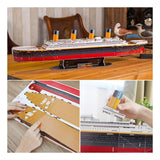 Revell 3D-Puzzle-Bausatz - RMS Titanic 113tlg.