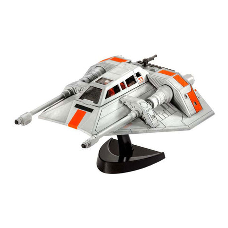 Revell Modellbausatz Raumfahrt – 03604 Star Wars Snowspeeder aus Kunststoff – 1:52 – Modellbau