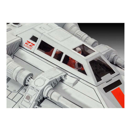 Revell Modellbausatz Raumfahrt – 03604 Star Wars Snowspeeder aus Kunststoff – 1:52 – Modellbau