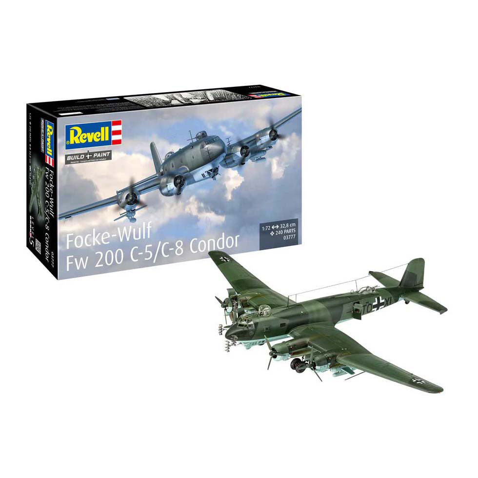 Revell Modellbausatz - Focke-Wulf FW 200 C-5 C-8 Condor 1:72 - 240-tlg.