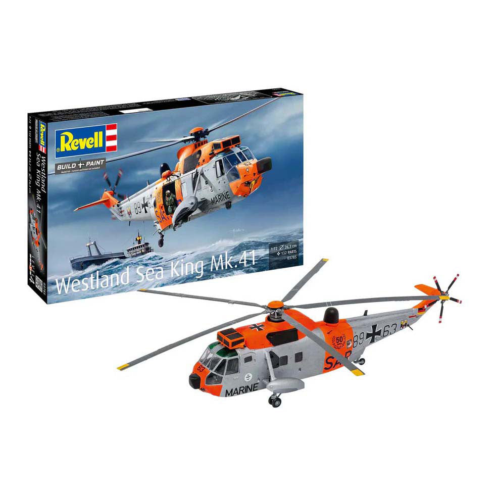 Revell Modellbausatz - Westland Sea King mk. 41 1:72 - 132 Stk.