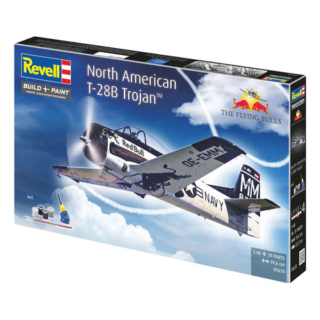 Revell Modellbausatz – Geschenkset T-28B Trojaner: Flying Bulls 25. Jubiläum. 1:48