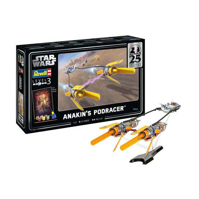 Revell Modellbausatz Star Wars – Anakins Podracer 1:31 – 53-tlg.