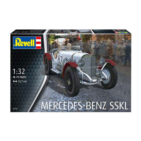 Revell Modellbausatzauto – 07737 Mercedes-Benz SSKL – Oldtimer aus Kunststoff – 1:32 – Modellbau