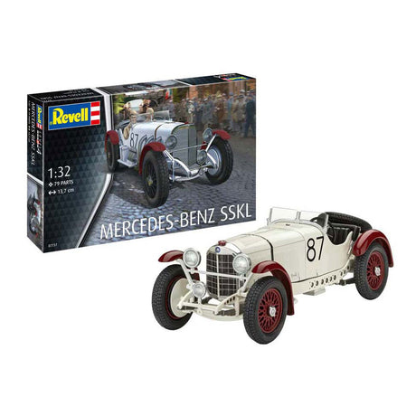 Revell Modellbausatzauto – 07737 Mercedes-Benz SSKL – Oldtimer aus Kunststoff – 1:32 – Modellbau