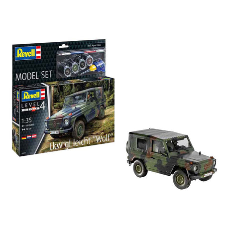 Revell Modellbausatz - LKW GL Light Wolf 1:35 - 116-tlg.