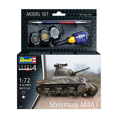 Revell Modellbausatz - Sherman M4A1 1:72 - 86-tlg.