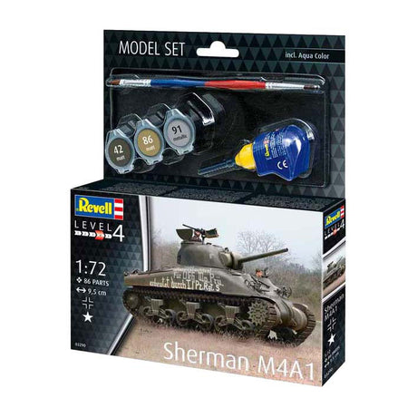 Revell Modellbausatz - Sherman M4A1 1:72 - 86-tlg.