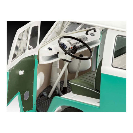 Revell Modellbausatz - VW T1 Bus 1:24 - 146-tlg. - inkl. Grundfarben