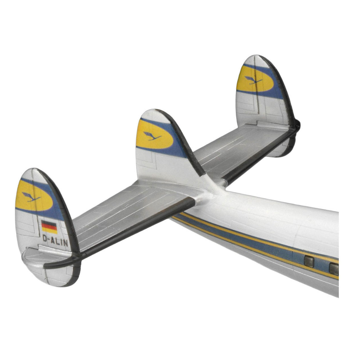 Revell modelbouwpakket vliegtuigen - 03745 lockheed l.1049g super constellation - lufthansa 100 - duits passagiersvliegtuig plastic - 1:144 - modelbouw