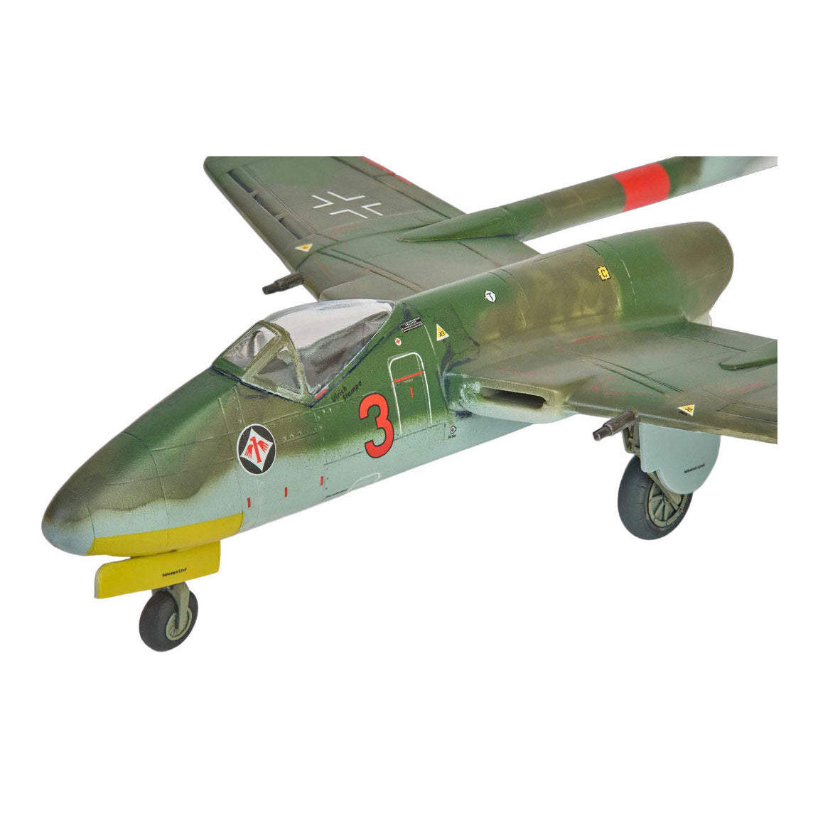 Revell modelbouwpakket vliegtuigen - 03761 focke-wulf tl jäger flitzer wwii - p-series - duits straaljager plastic - 1:72 - modelbouw