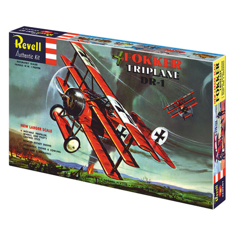 Revell modelbouwpakket fokker triplane dr.1 - 75 years plastic modelling 1:28 - 60dlg.