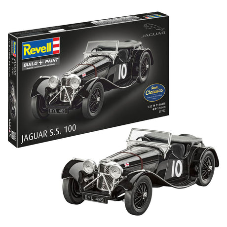 Revell Modellbausatz Jaguar SS 100 1:32 - 71-tlg.